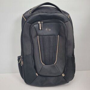 Solo Black Laptop Backpack With Multiple Compartments
